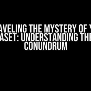 Unraveling the Mystery of Your Dataset: Understanding the GM Conundrum